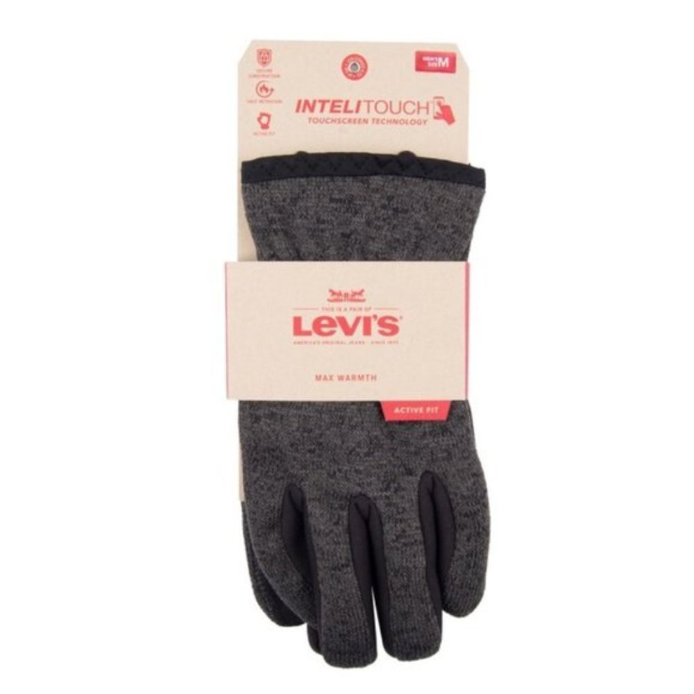 Levi's Mens Touchscreen Knit Glove